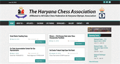 Desktop Screenshot of haryanachess.com